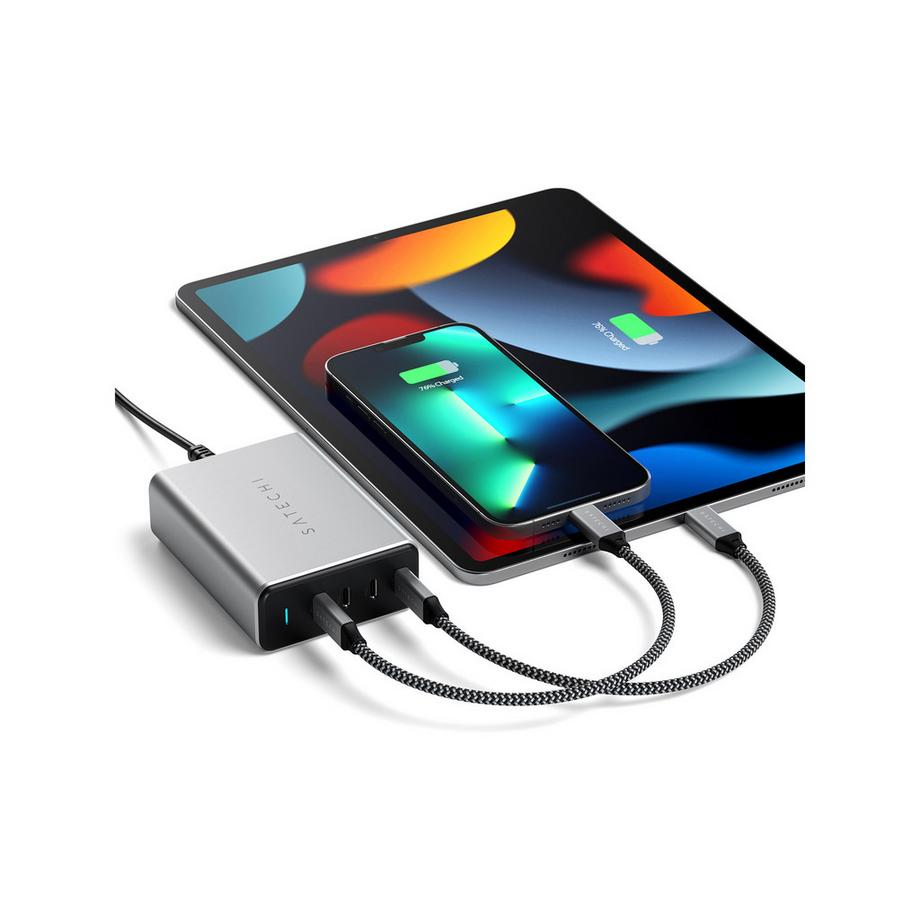 SATECHI USB-C 4-Port GaN Charger 165W Caricatore USB
 