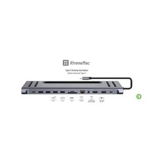 XtremeMac TYPE-C DOCKING HUB STATION - 12 PORTS USB-C HUB 