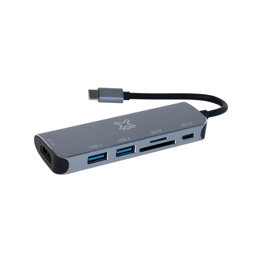XtremeMac TYPE-C HUB - 6 PORTS USB-C HUB 