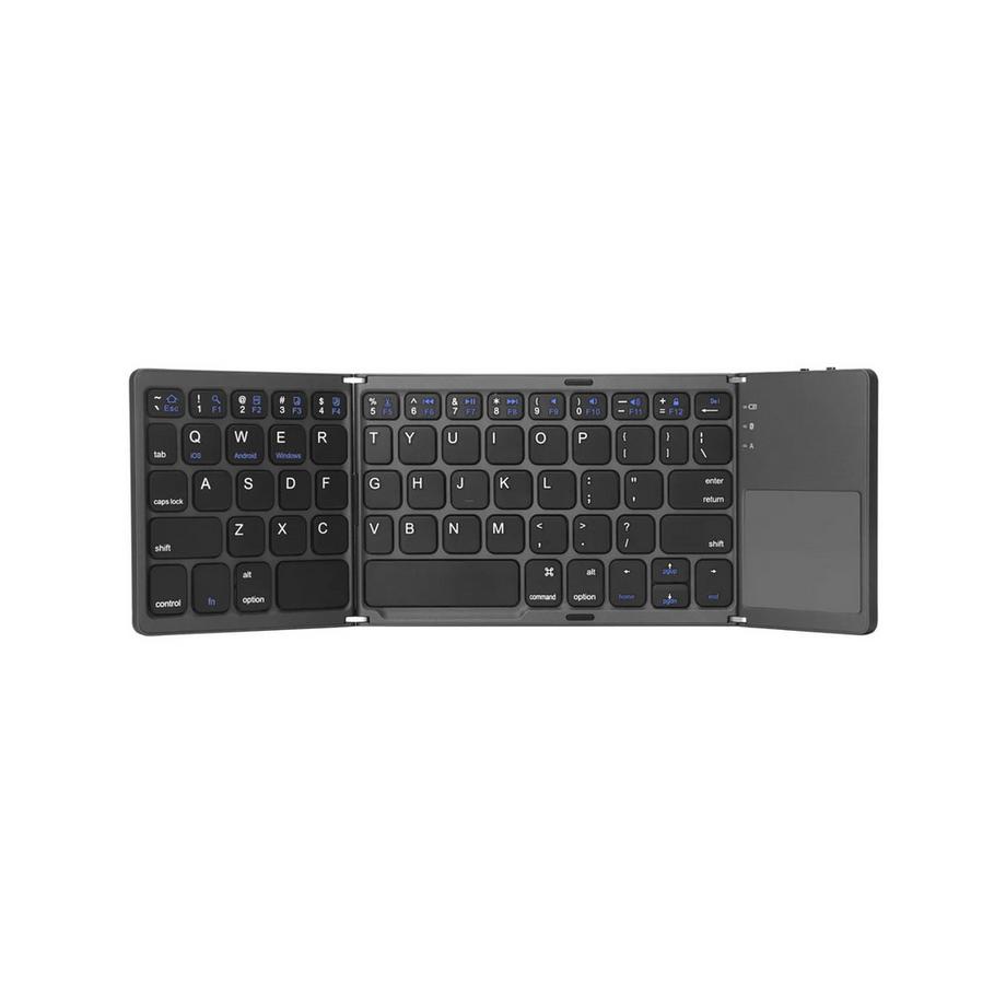 XtremeMac FOLDABLE BLUETOOTH KEYBOARD with integrated Keypad and Recha Kabellose Tastatur 