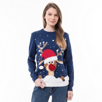 Pull de Noël avec applications