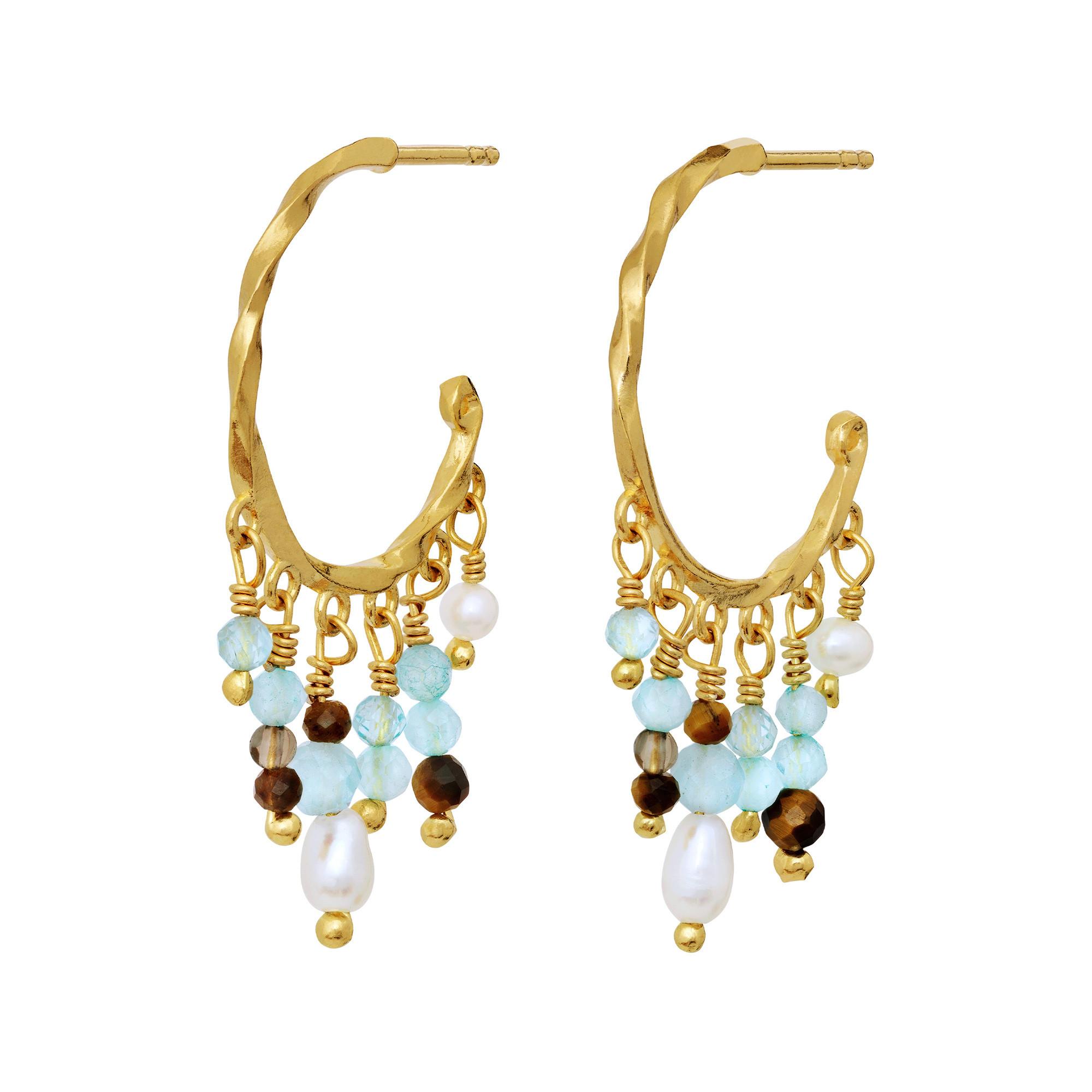 Image of Ohrringe Damen Gold 33mm