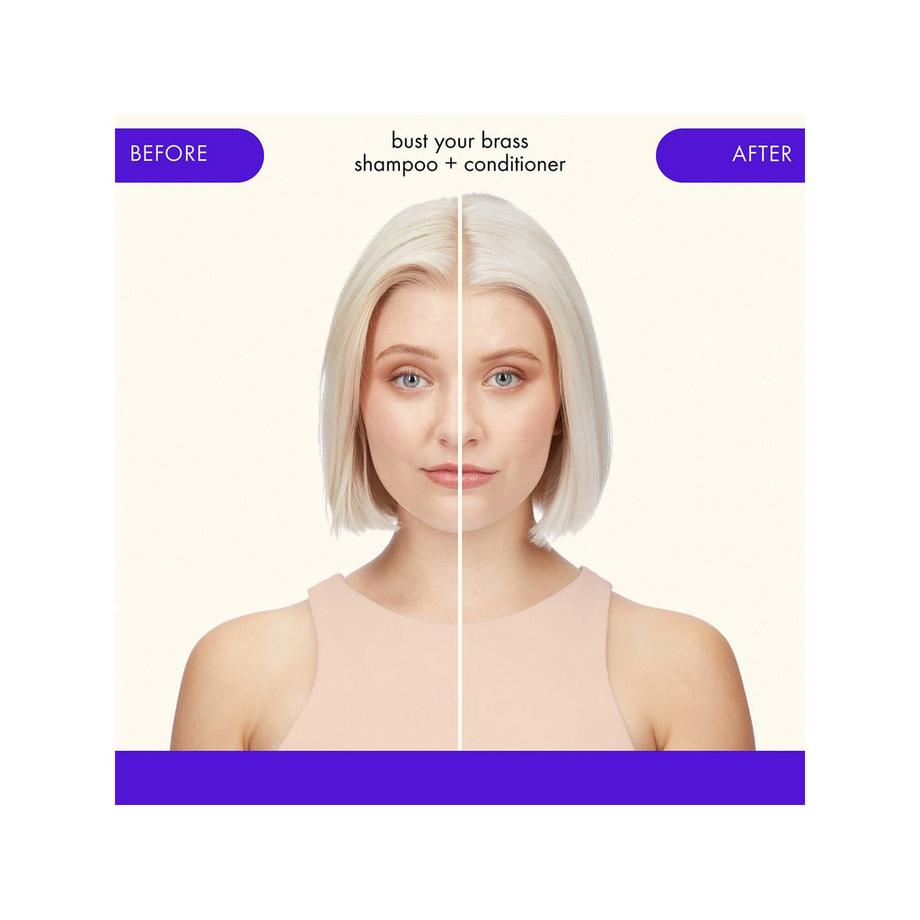 amika  Bust Your Brass Blond Polaire - Shampoo gegen Gelbstich 