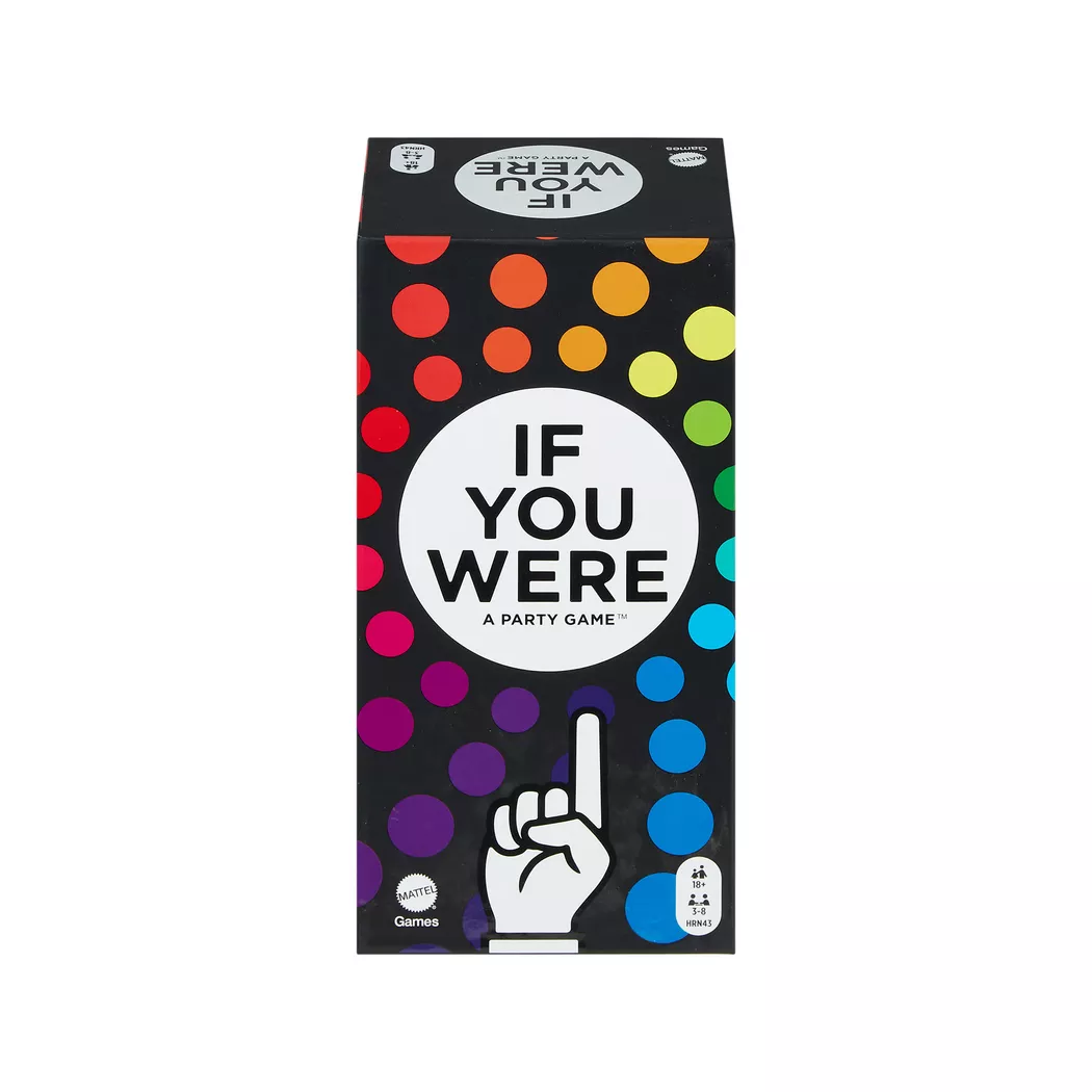 Mattel Games If You Were a Party Game for Adults with Ridiculous Questions & Finger Voting, French Language