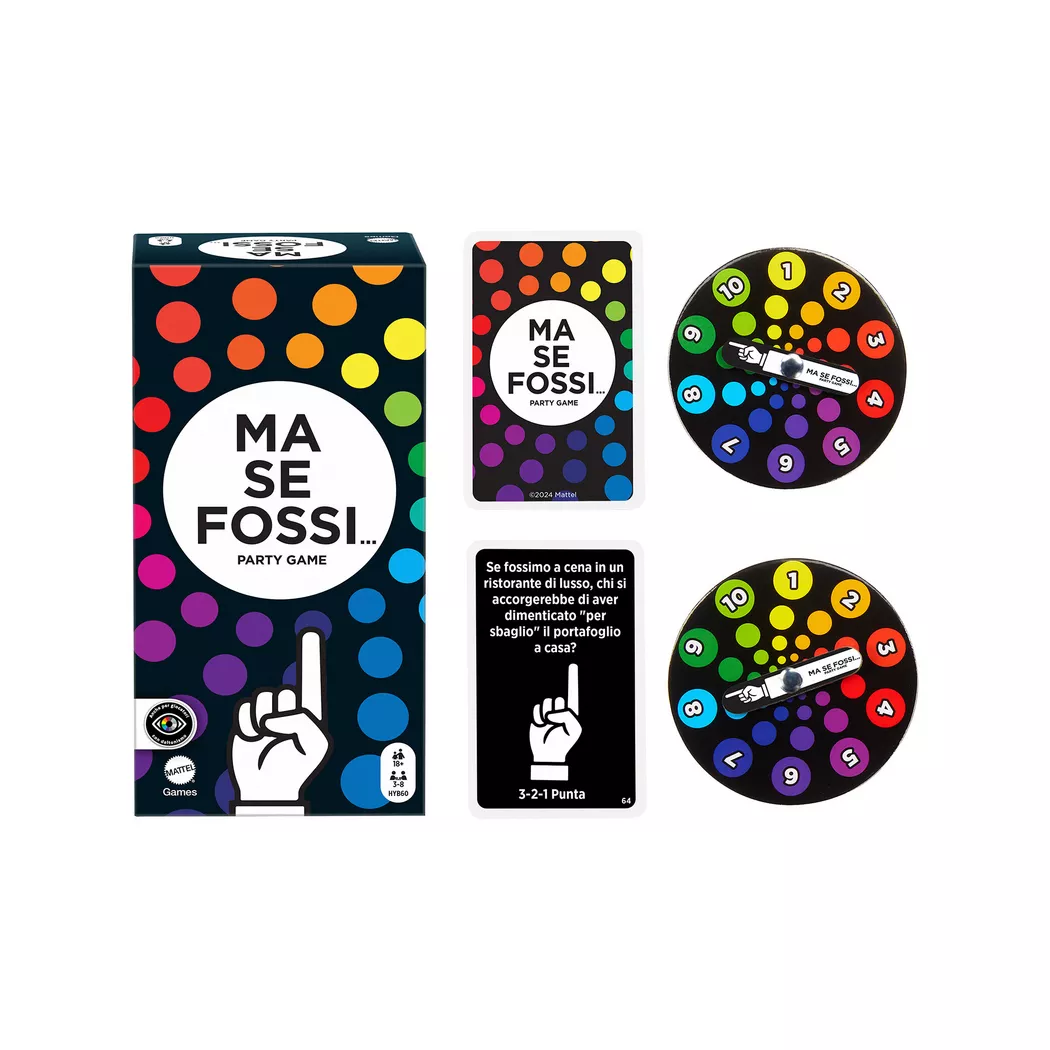 Mattel Games - If You Were, Party Game, Italienisch, Multicolor