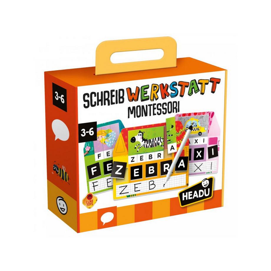 Montessori Schreibwerkstatt, allemand