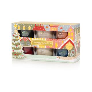 Yankee Candle Signature Set cadeau Noël Bougies parfumées Passport to the Holidays 