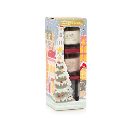 Yankee Candle Signature Set di candele profumate natalizie Passport to the Holidays 