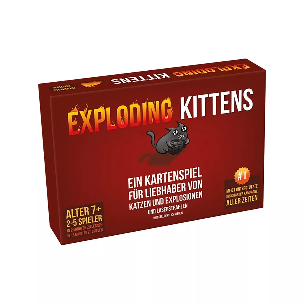 Asmodee Exploding Kittens Card Game Multicolor