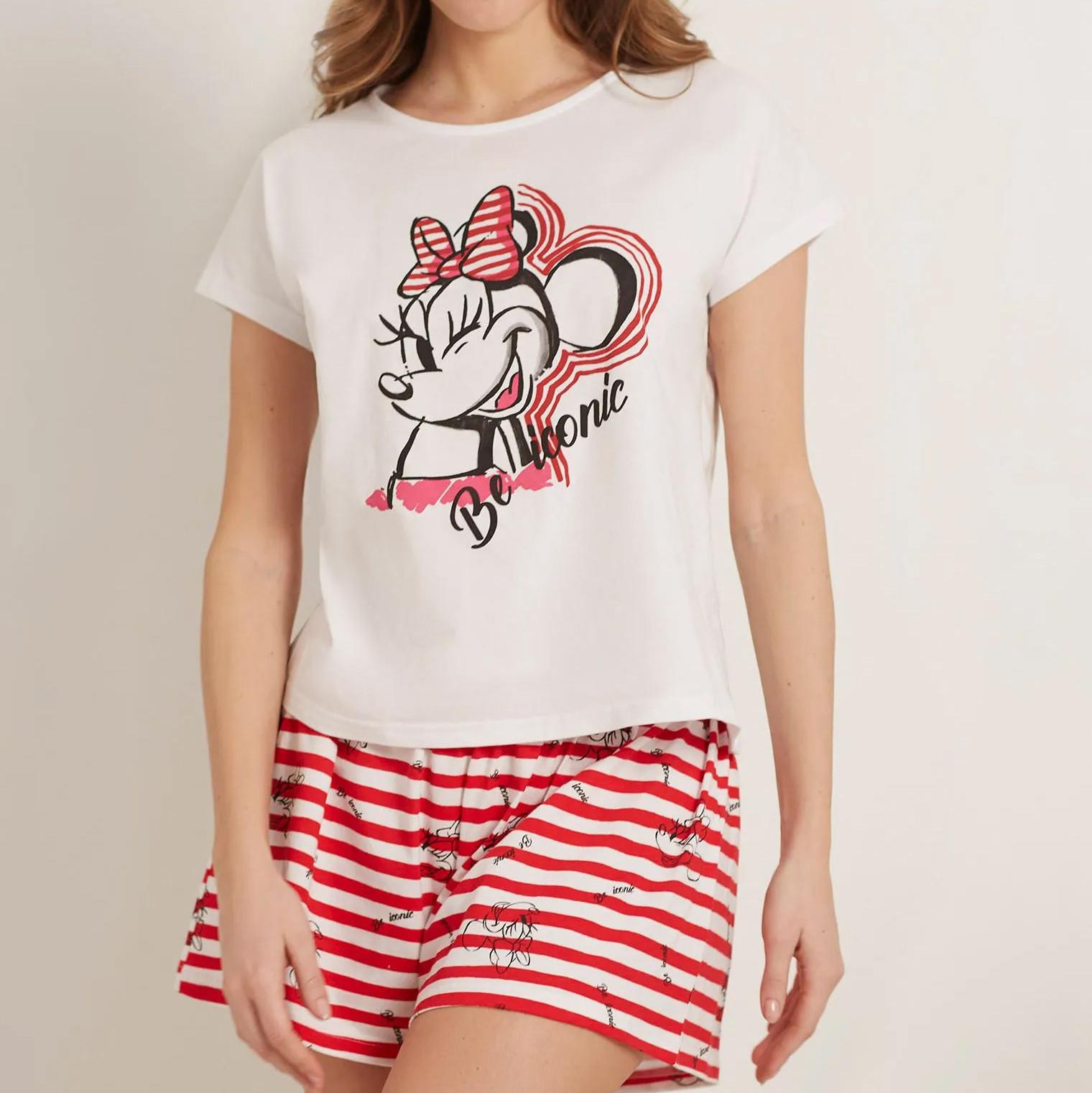 Image of Pyjama Damen Weiss S