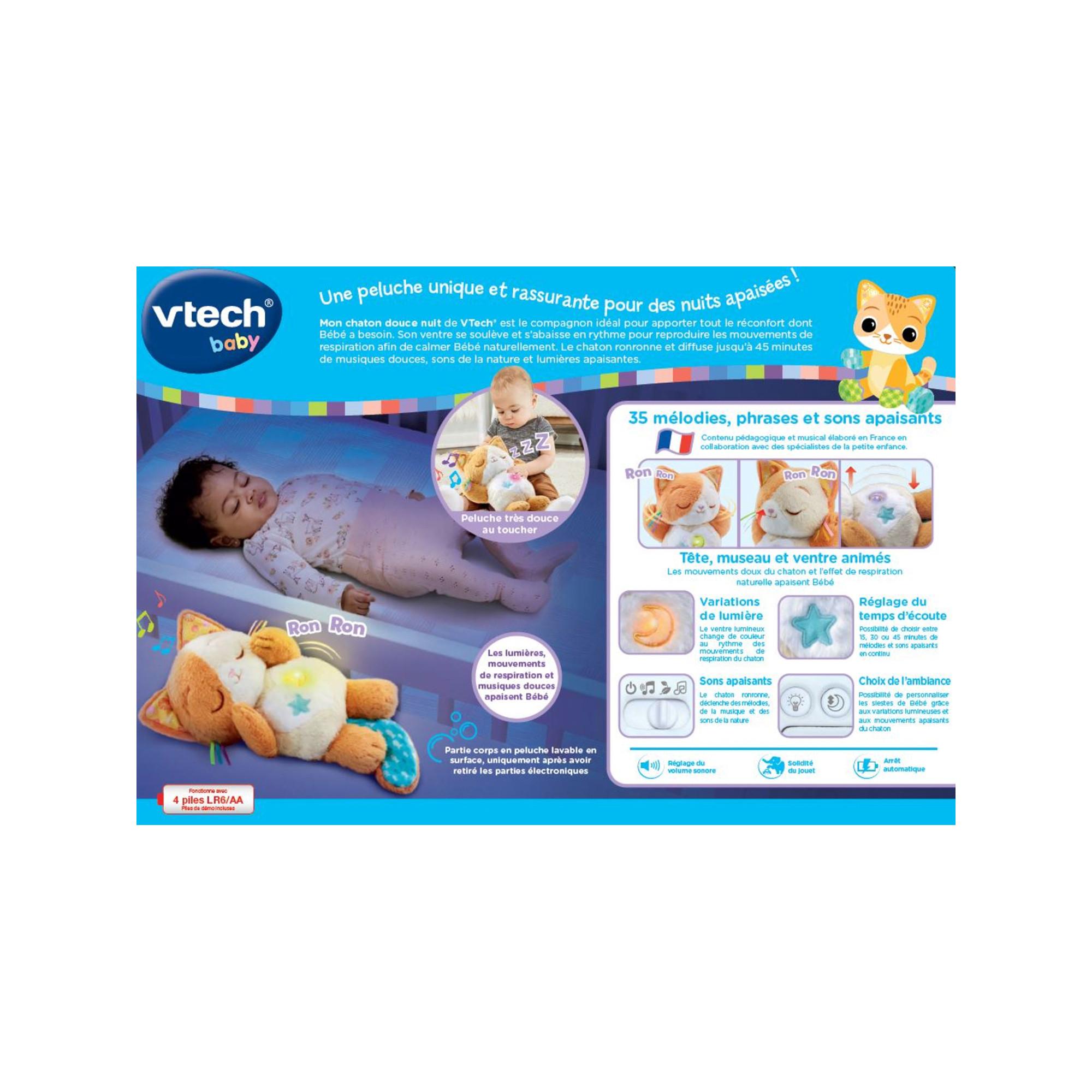 vtech  Mon chaton douce nuit, français 