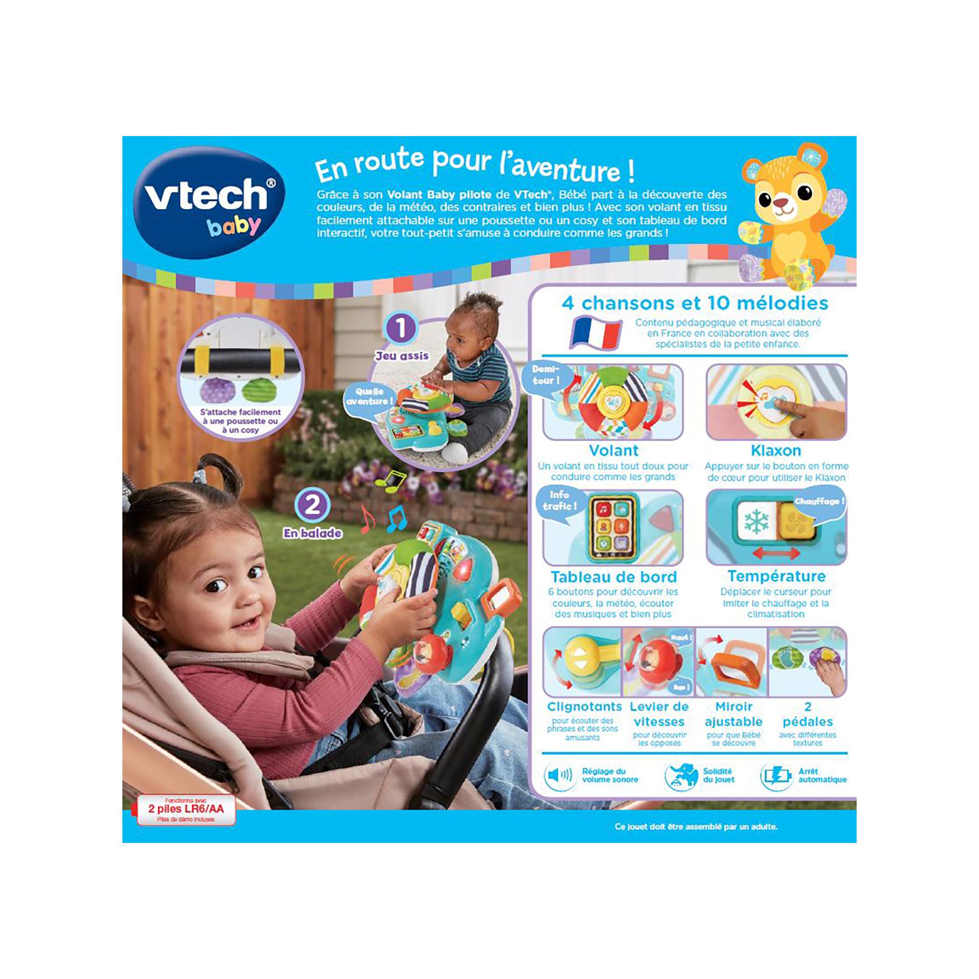 vtech  Volant Baby pilote, francese 