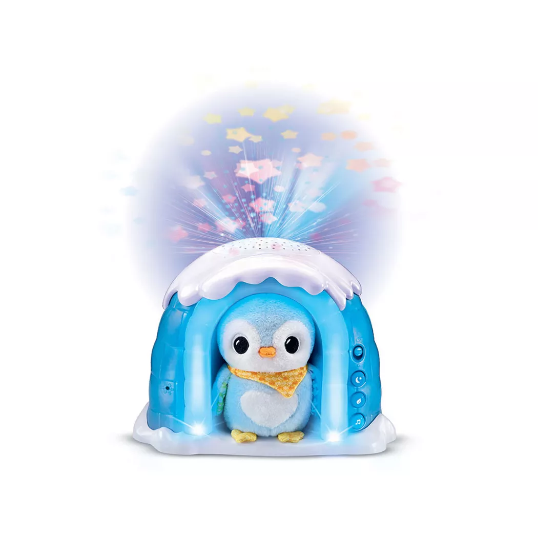 VTech - Veilleuse P'tit pingouin nuit étoilée, französisch, Multicolor