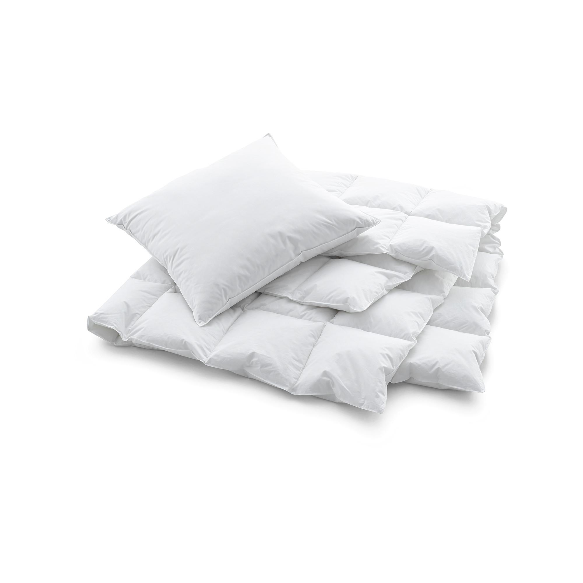 billerbeck Edition Mandy Soft Oreiller mi-ferme duvet plumes 3 compartiments  