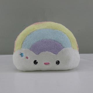 Goffa  Super Soft Rainbow Plush Pillow 