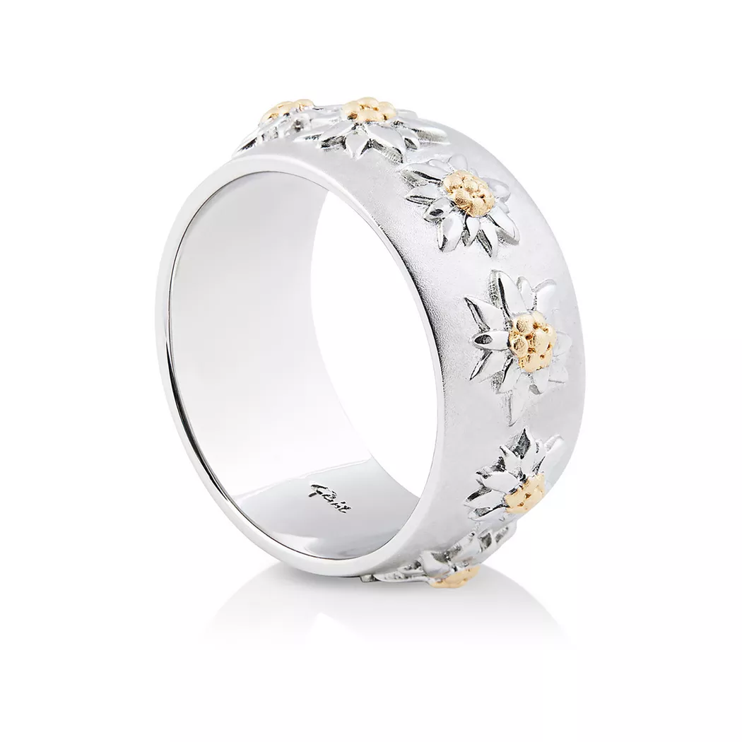 Swiss Edelweiss - Ring, 64, Silber