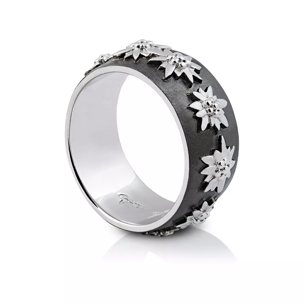 Swiss Edelweiss - Ring, 66, Black