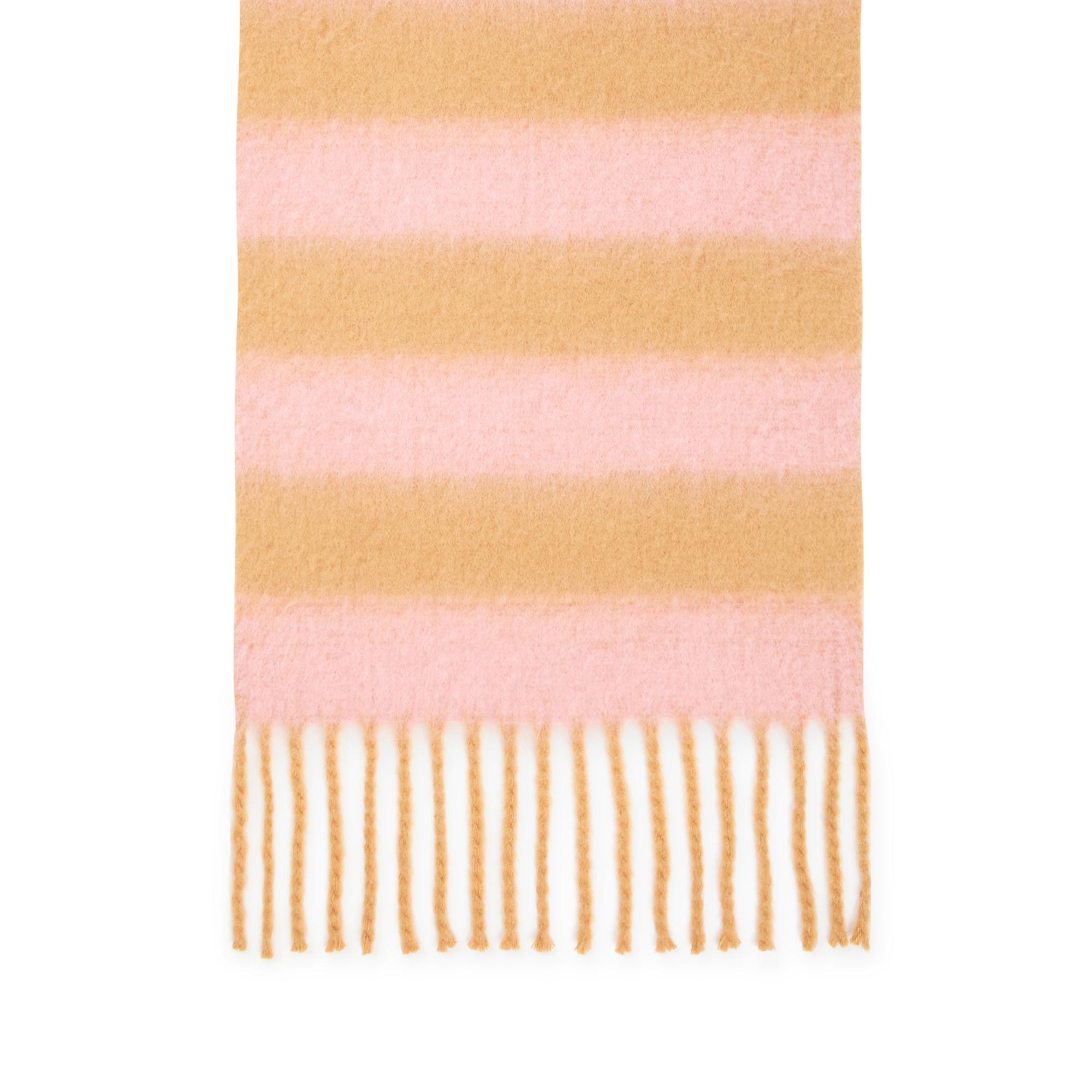 Manor Woman Sciarpa a Righe con Frange  