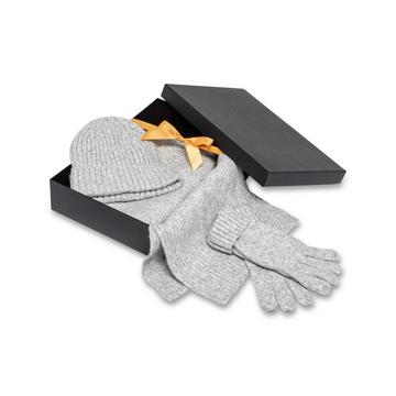 Set regalo, sciarpa e cappellino