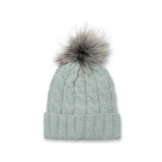 Manor Woman Grober Strick Beanie mit Bommel  