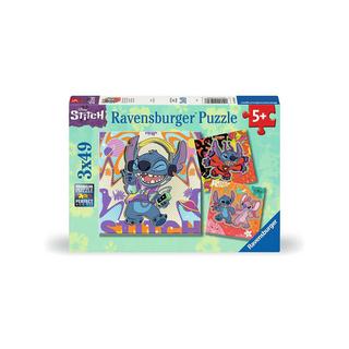 Ravensburger  Puzzle Disney Stitch, 3 x 49 pezzi 