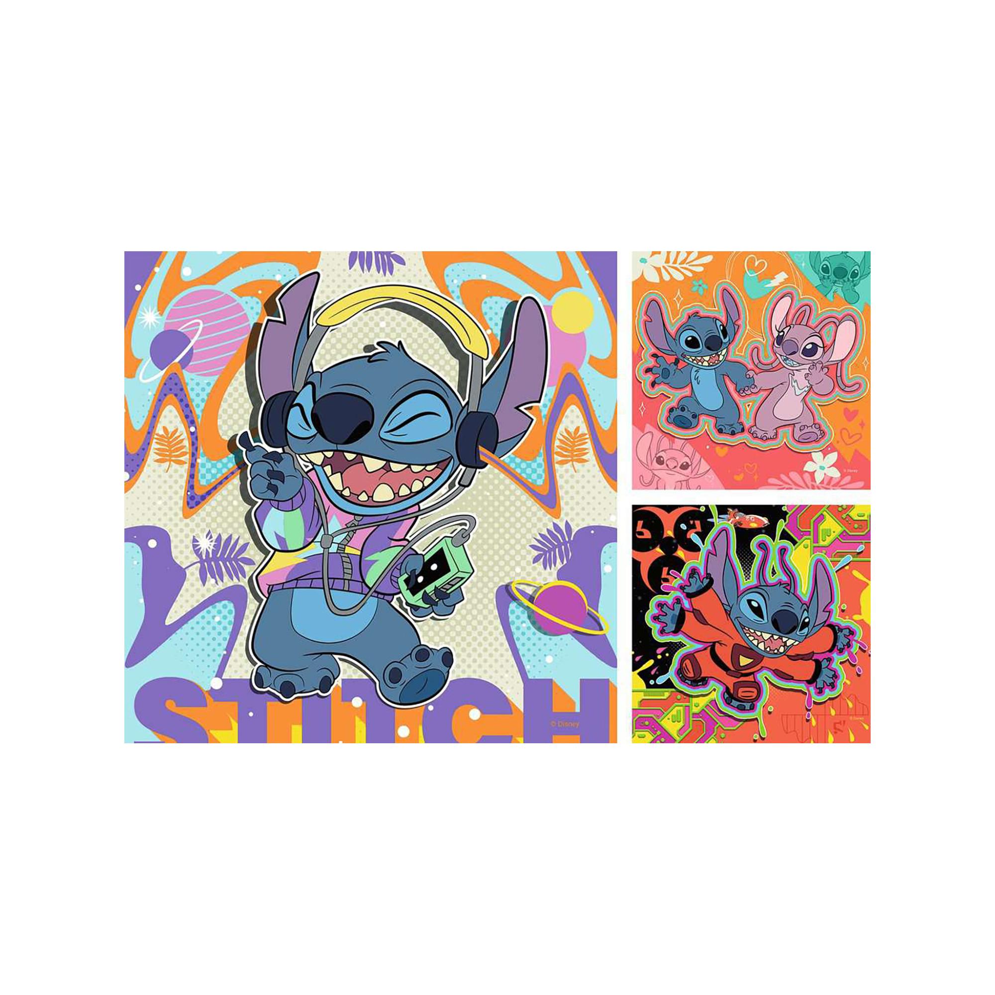 Ravensburger  Puzzle Disney Stitch, 3 x 49 pièces 