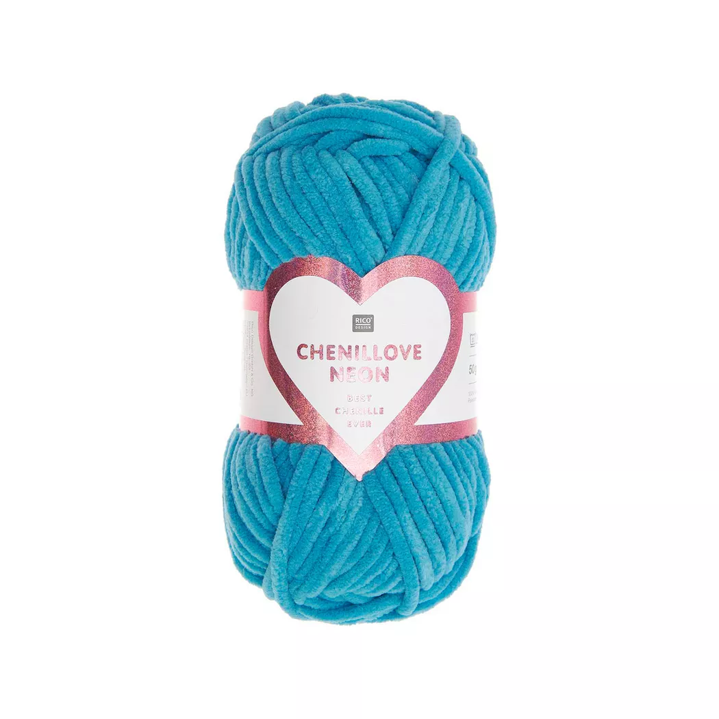 Rico Design Creative Chenillove Neon Blau