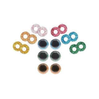 RICO-Design Yeux de sécurité  9 mm, Karte 6 Stk. 