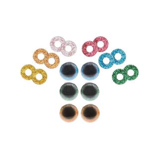 RICO-Design Sicherheitsaugen 12 mm, Karte 6 Stk. 