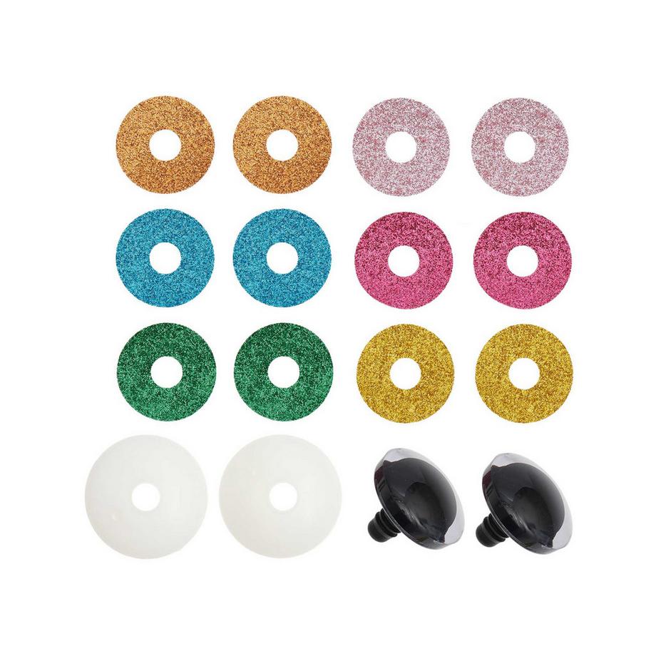 RICO-Design Sicherheitsaugen 30 mm, Karte 2 Stk. 