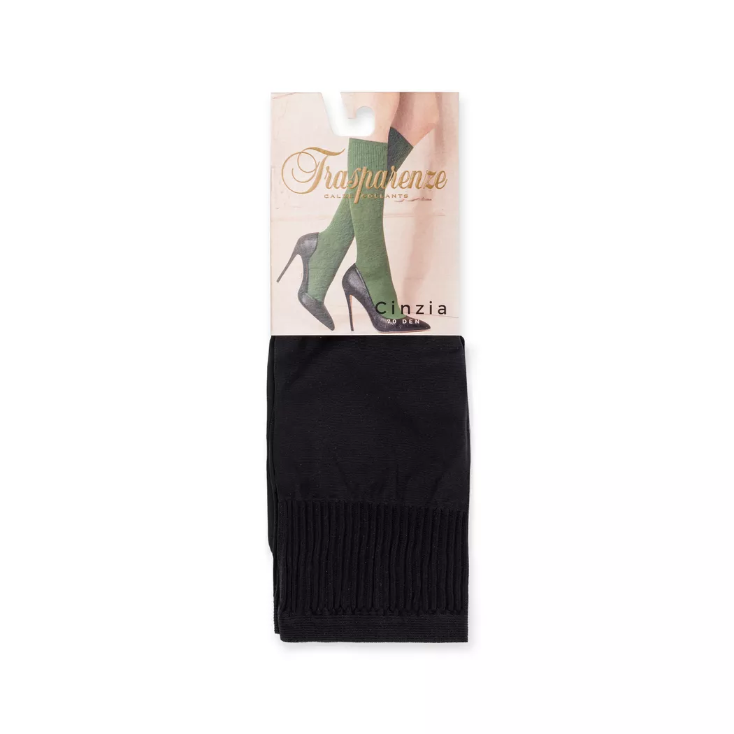 Trasparenze - Kniestrümpfe, für Damen, Black, Größe ONESIZE