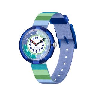 flik-flak STRIPY GREEN Horloge analogique 