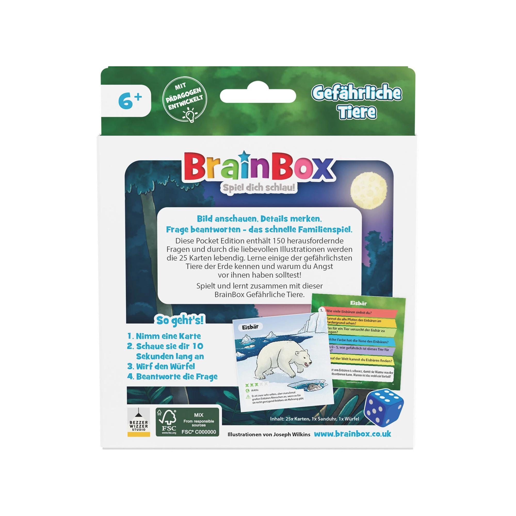 Brain Box  Gefährliche Tiere, Deutsch 