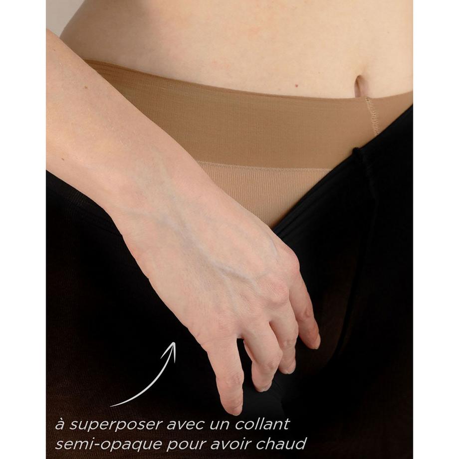 BLEU FORET Collant Velours 80 Denari  