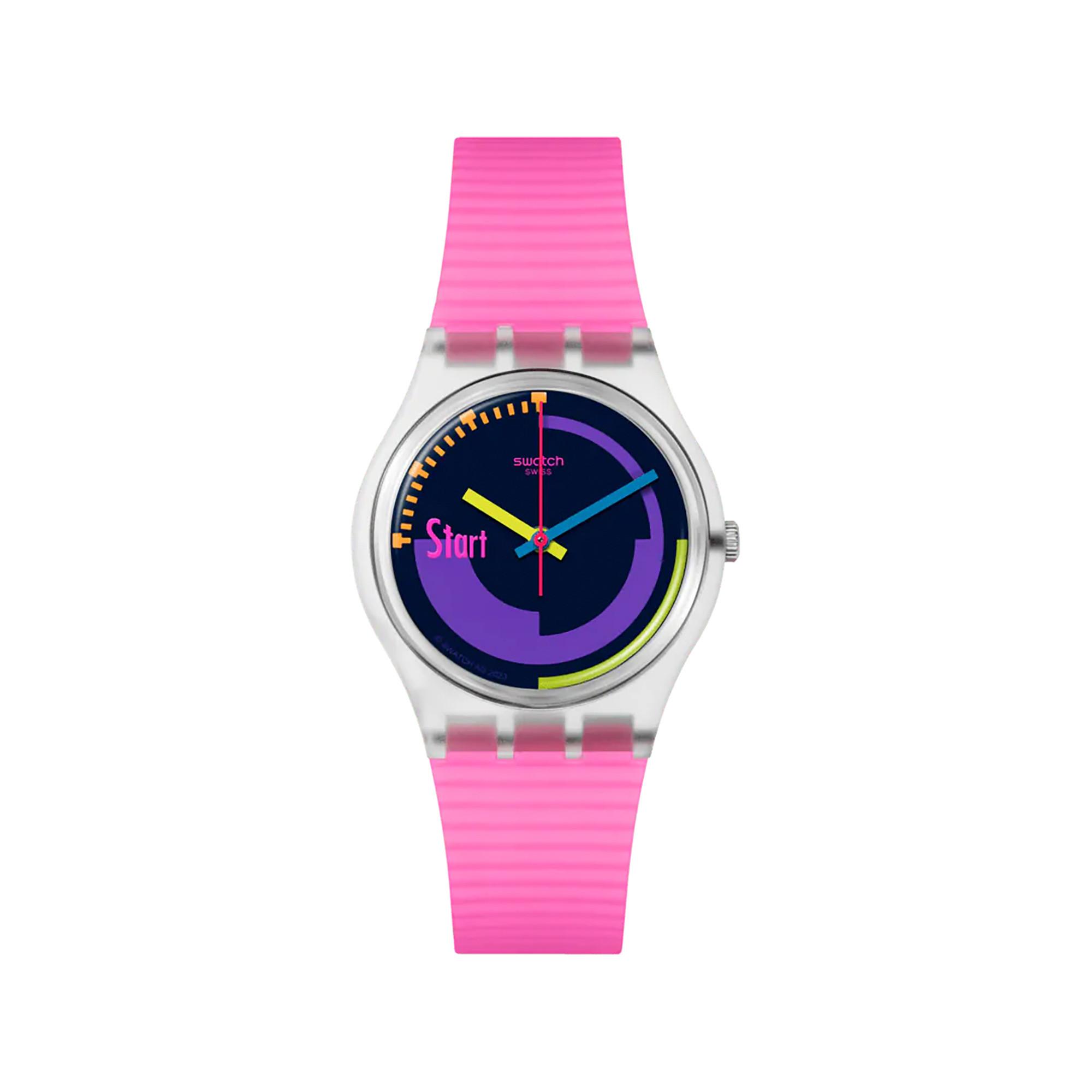 swatch SWATCH NEON PINK PODIUM Analoguhr 