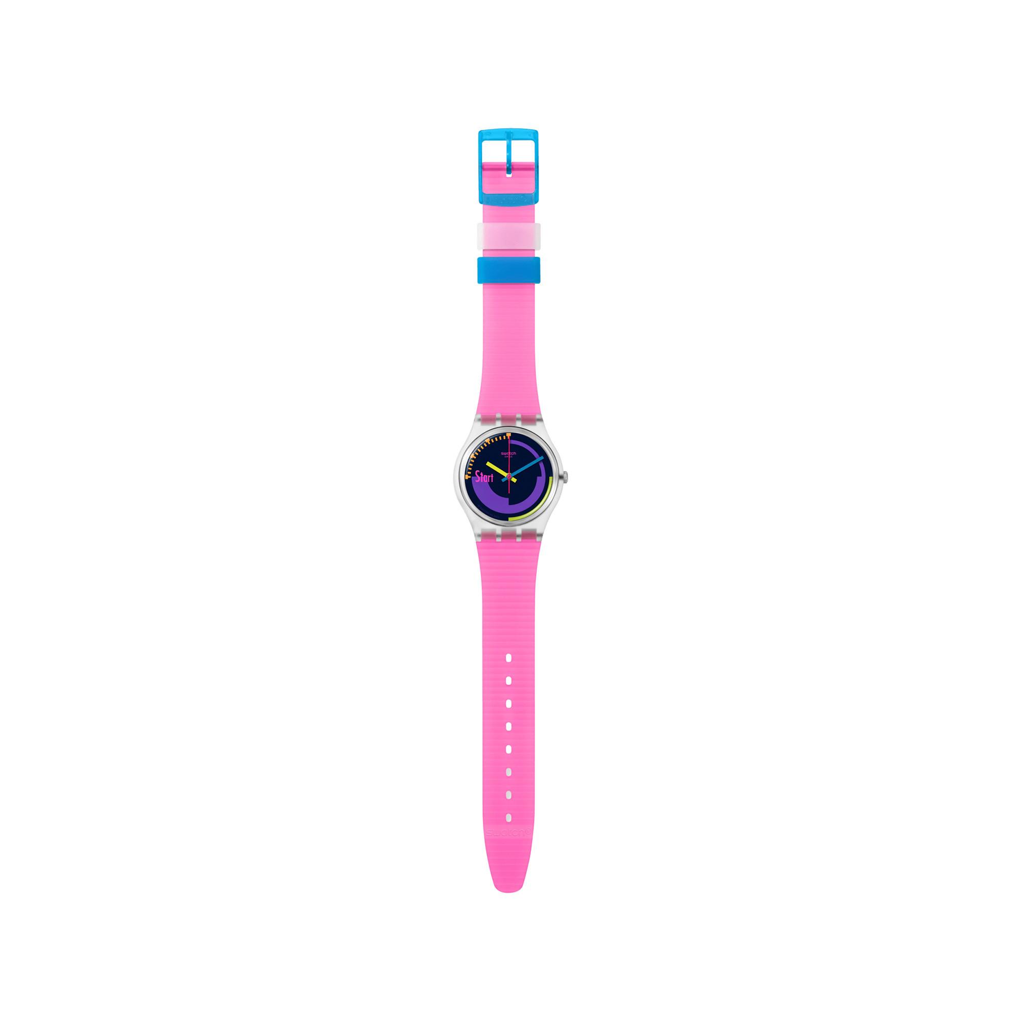 swatch SWATCH NEON PINK PODIUM Analoguhr 