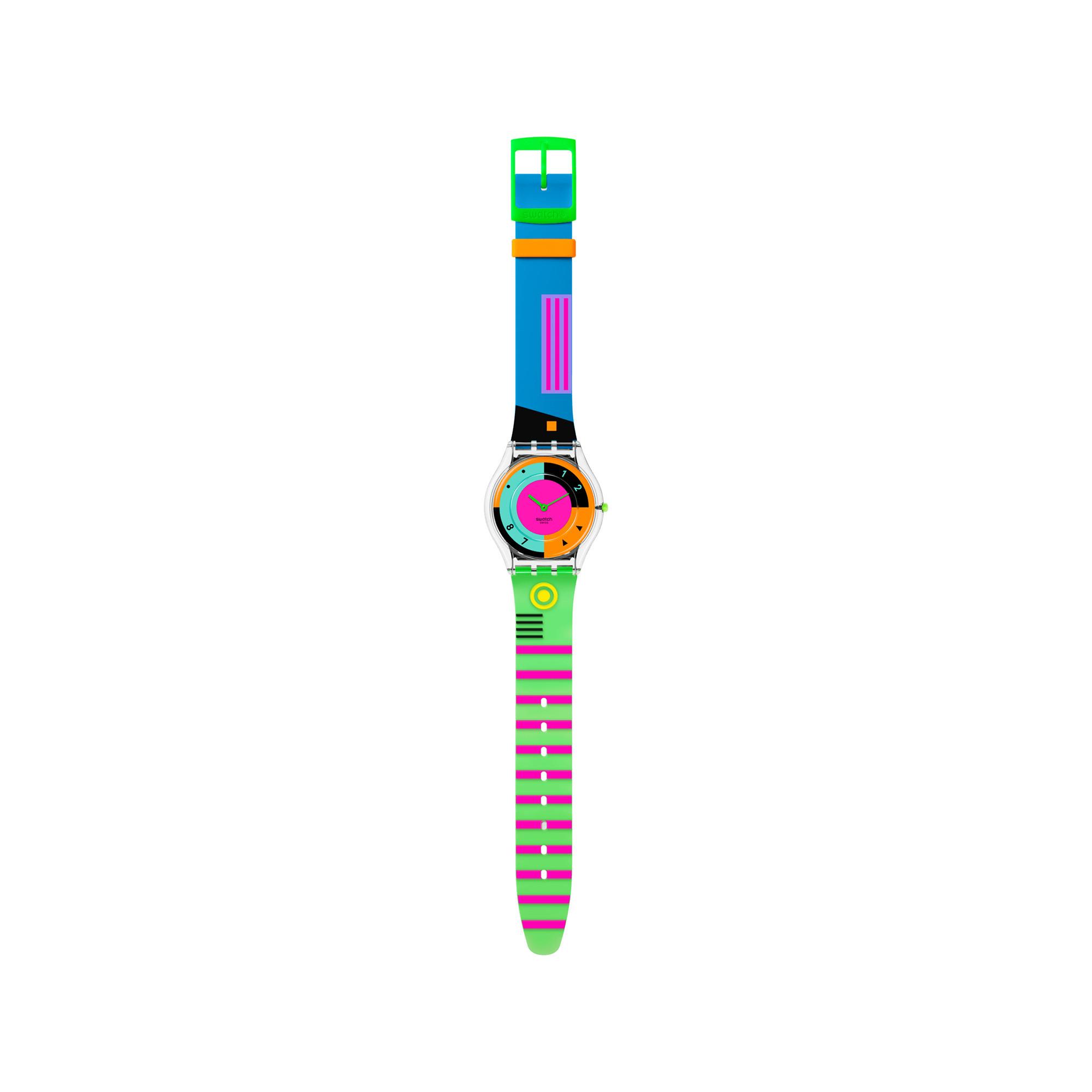 swatch SWATCH NEON HOT RACER Horloge analogique 