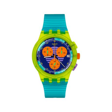 swatch SWATCH NEON WAVE Chronograph Uhr 