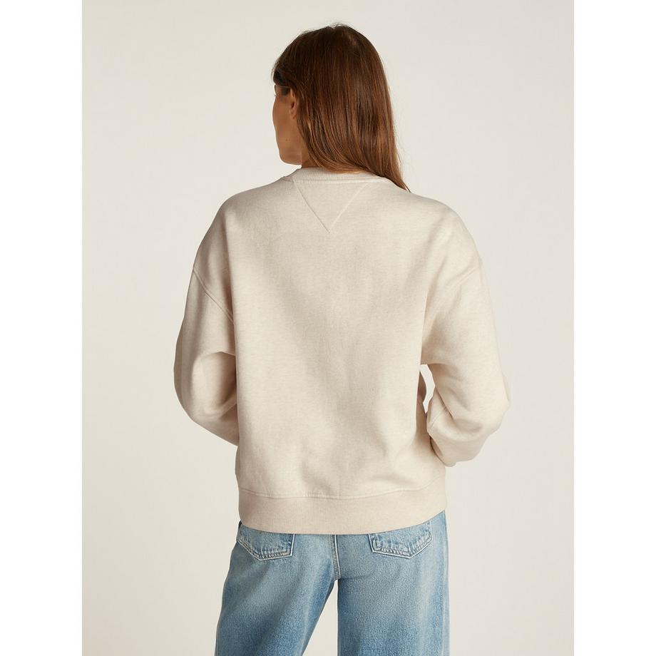 TOMMY JEANS Boxy Fit Felpa Girocollo  