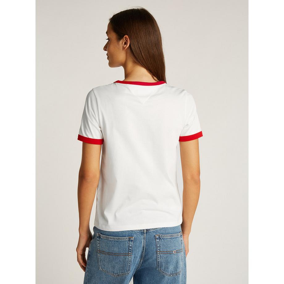 TOMMY JEANS T-Shirt Ringer Vestibilità Rilassata  