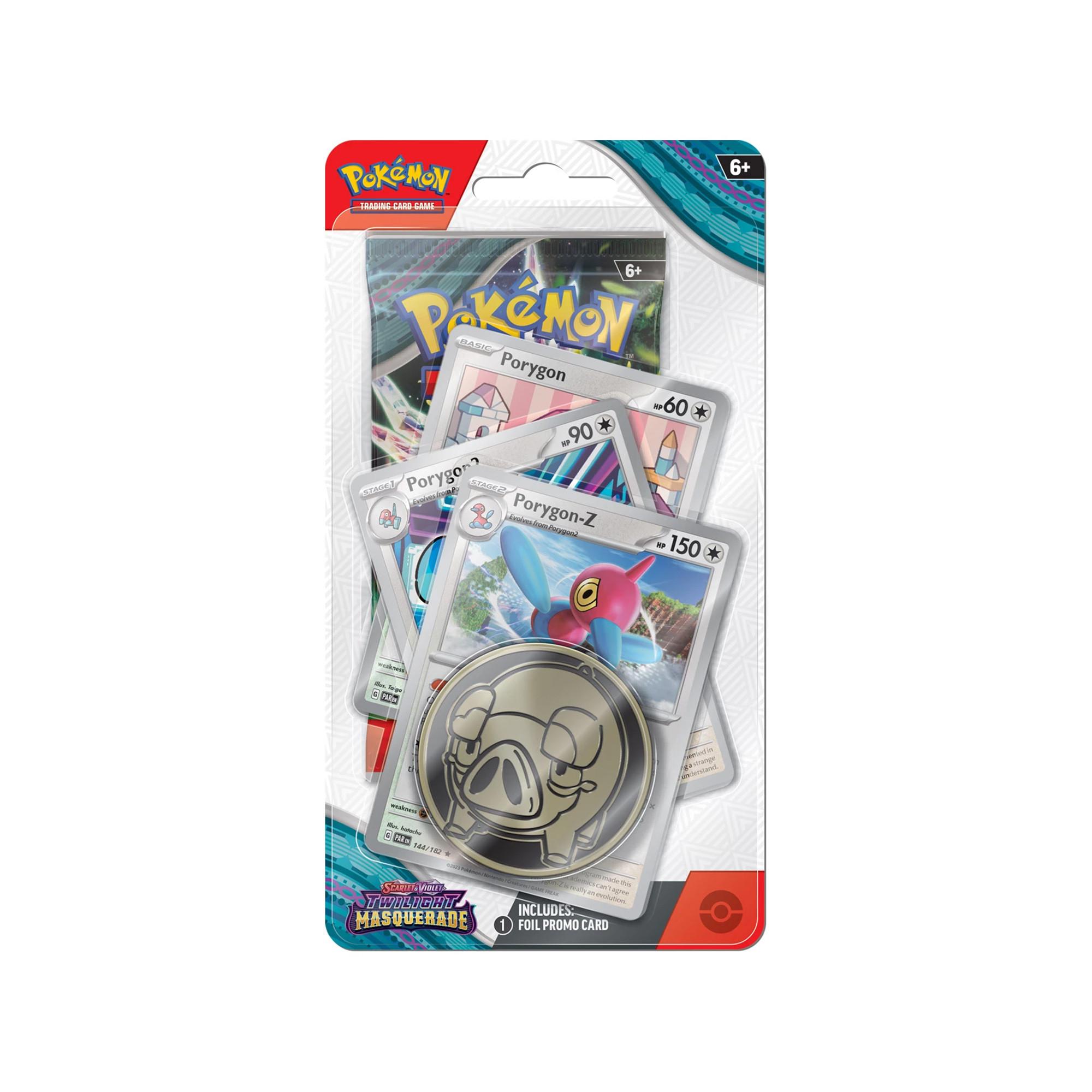 Pokémon  Scarlet & Violet – Twilight Masquerade Checklane Blister, modelli assortiti 