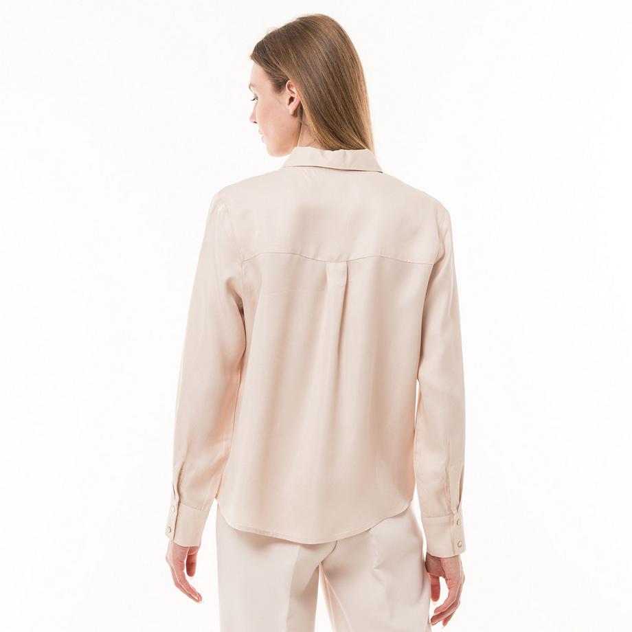 Manor Woman Camicetta Raso Maniche Lunghe  