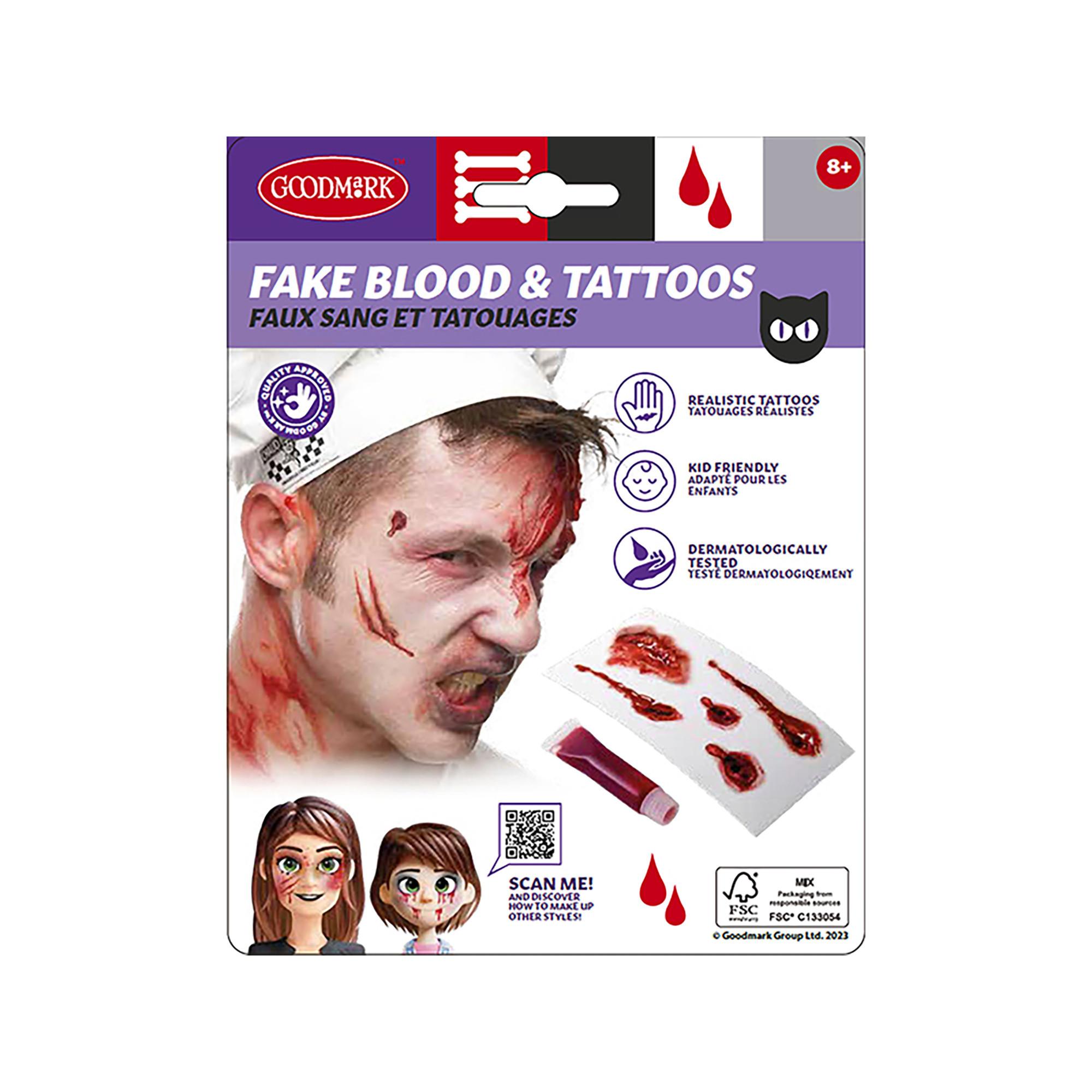 Goodmark  Make Up Kit Blut/Tattoos 