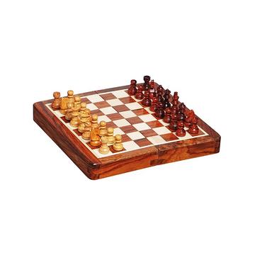 Échecs en bois, magnétiques