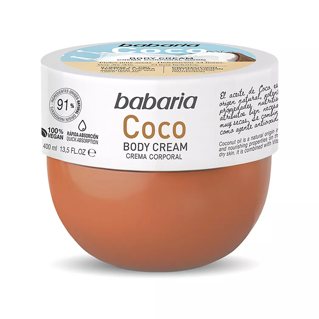 babaria - Kokosnuss-Körpercreme, 400 ml