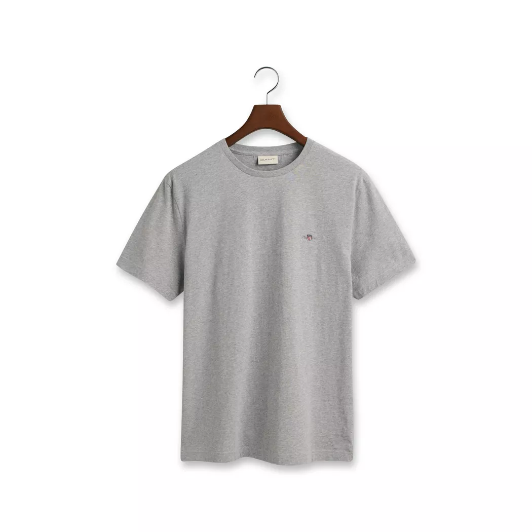 Gant - T-Shirt, für Herren, Hellgrau, Größe S