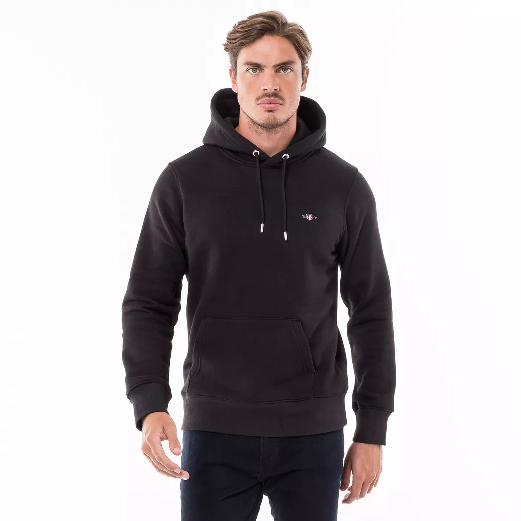 Gant Sweat à Capuche Reg Shield Black M Homme