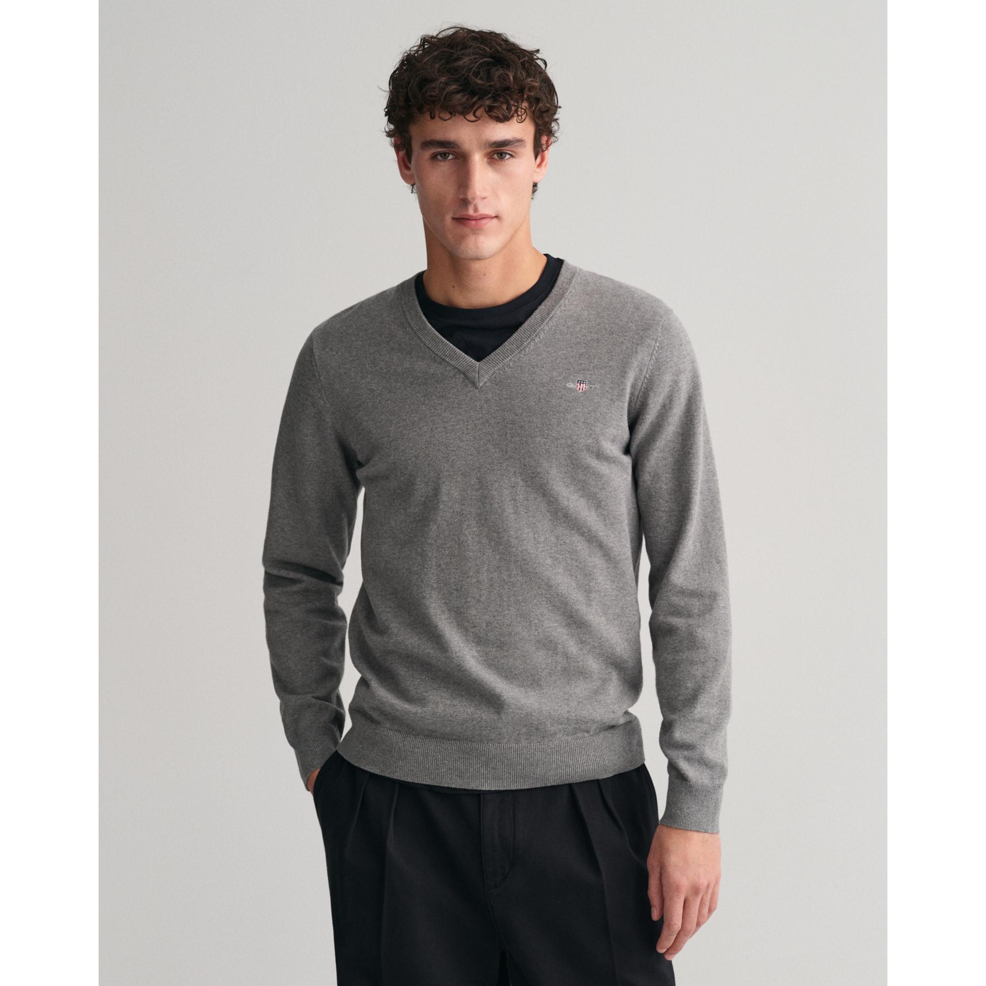 GANT CLASSIC COTTON V-NECK Maglione 