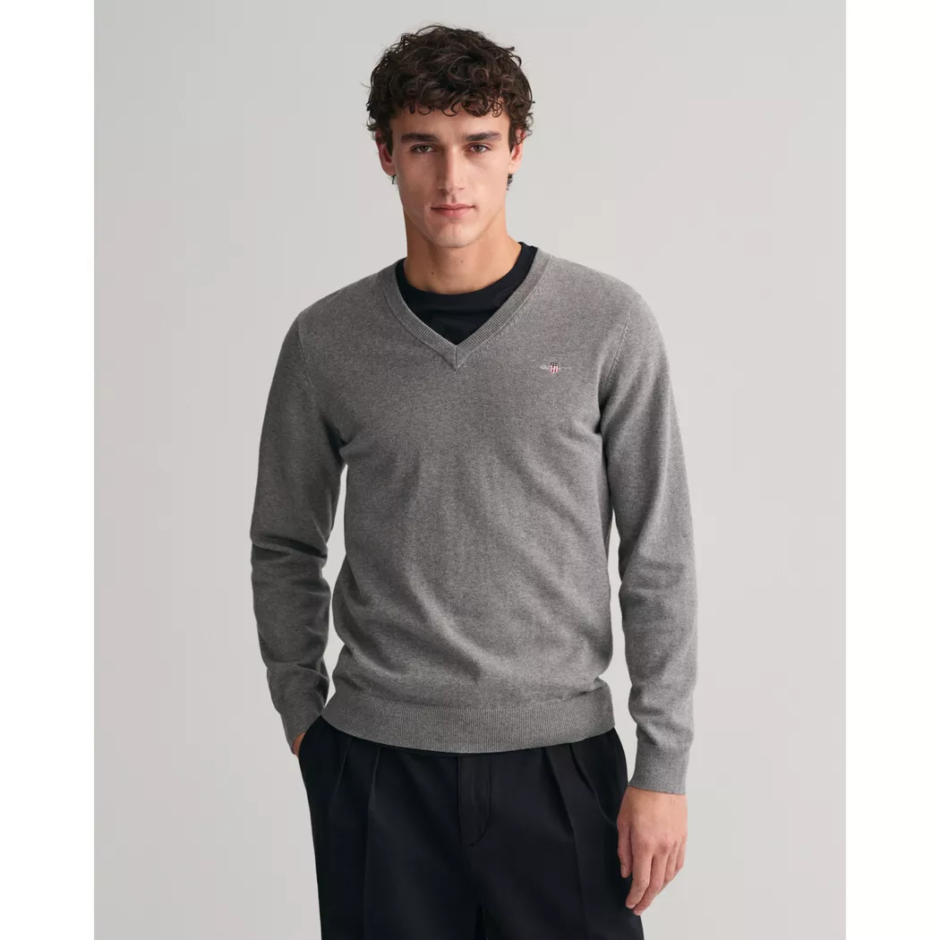 Gant - Pullover, für Herren, Grau, Größe M