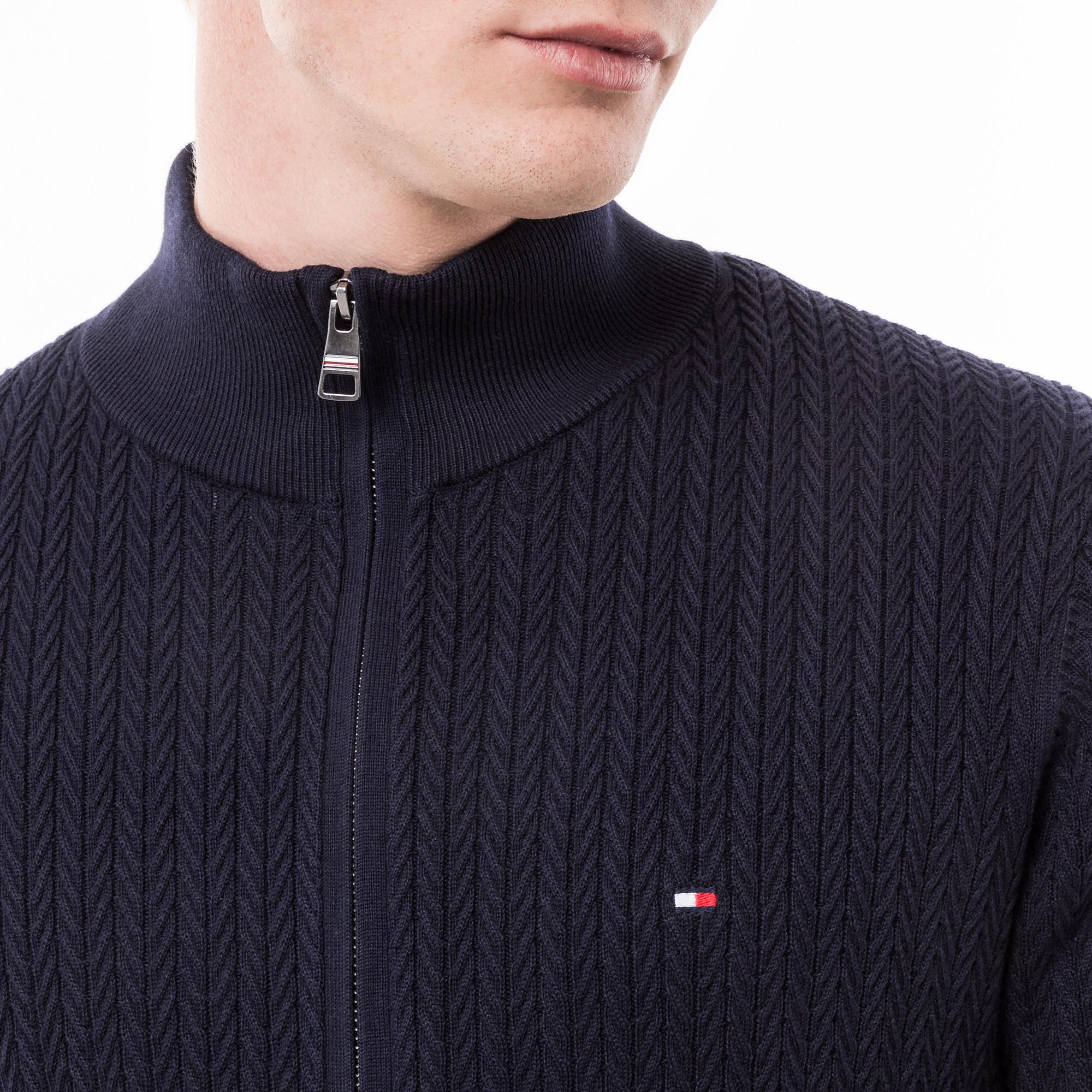 TOMMY HILFIGER  Maglione, con zip 